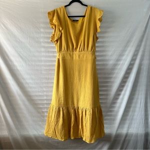 Sleeveless 100% Cotton Tiered Dress